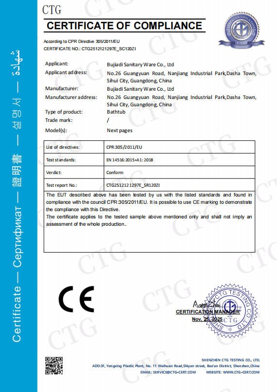 CE Certificate