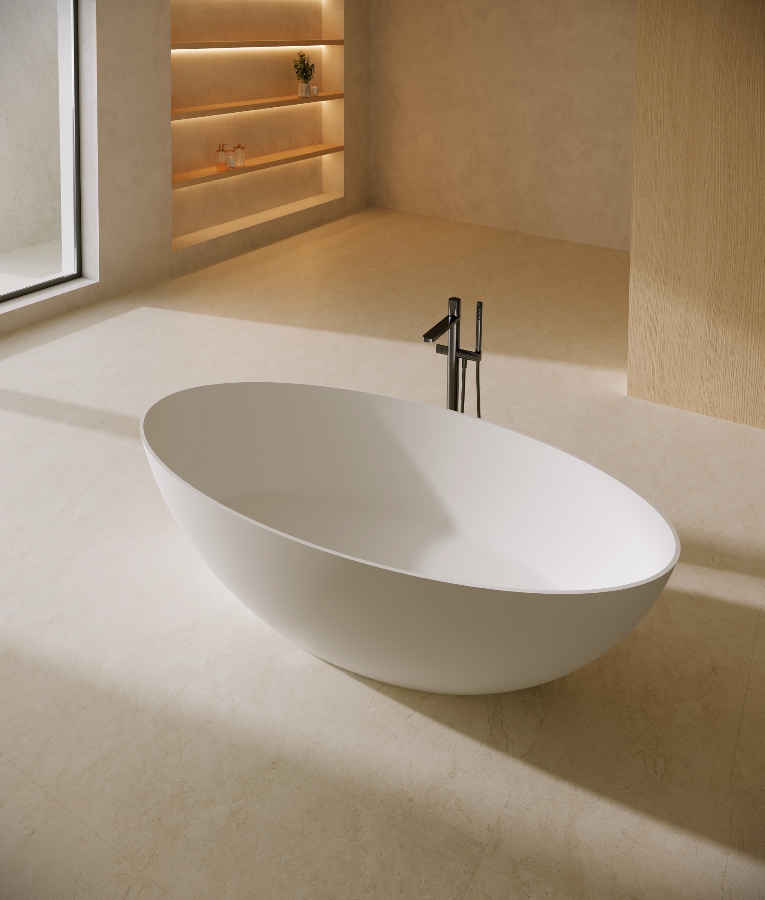 BJD-5003 Solid Surface Bathtub image 2
