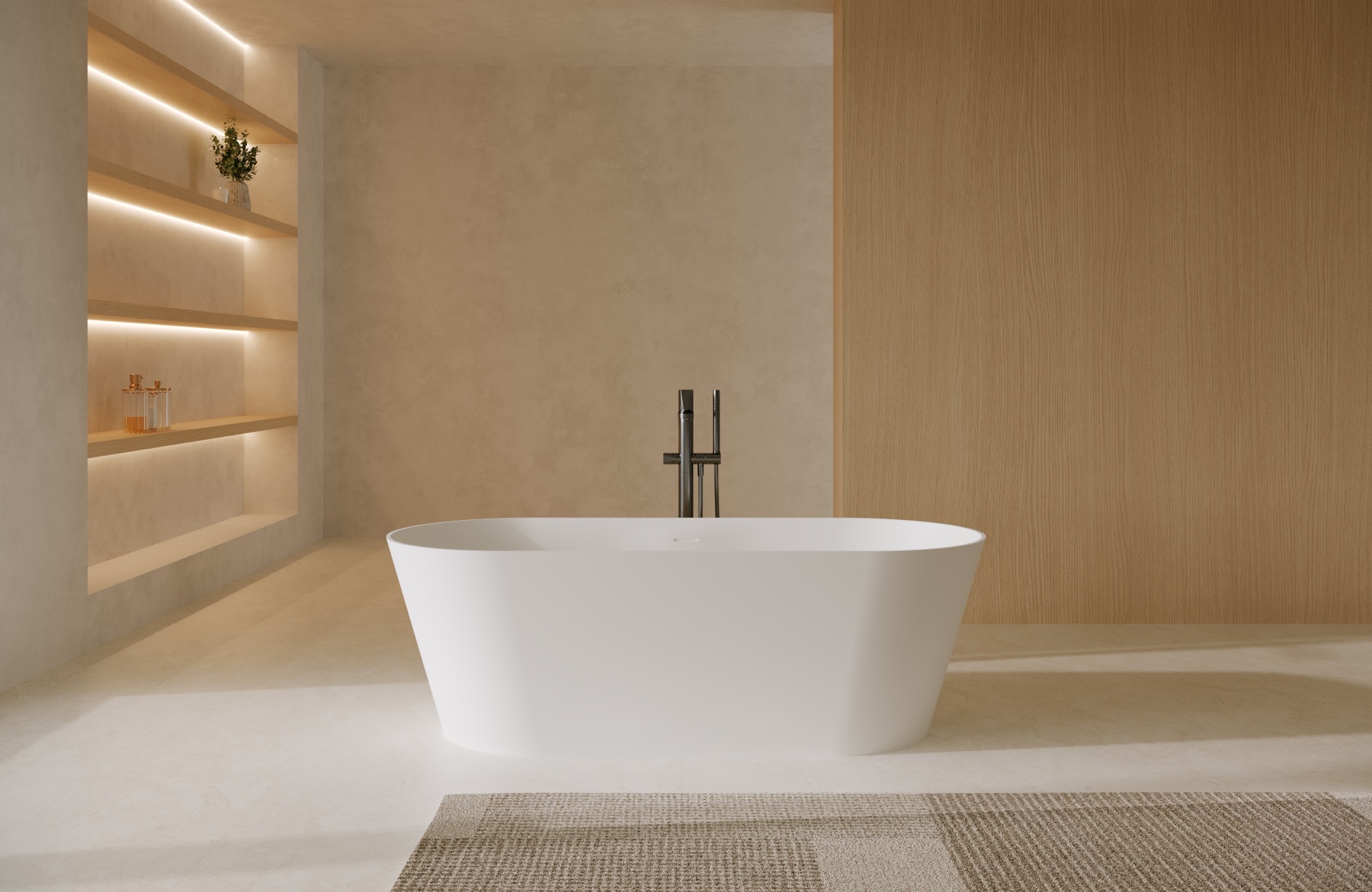 BJD-5005 Solid Surface Bathtub