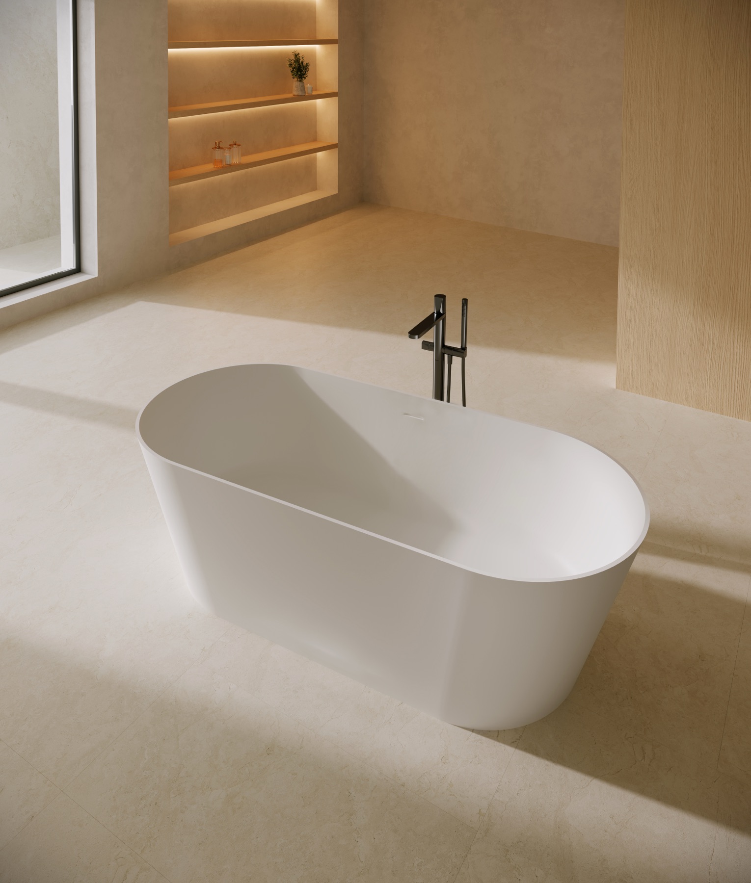 BJD-5005 Solid Surface Bathtub image 2