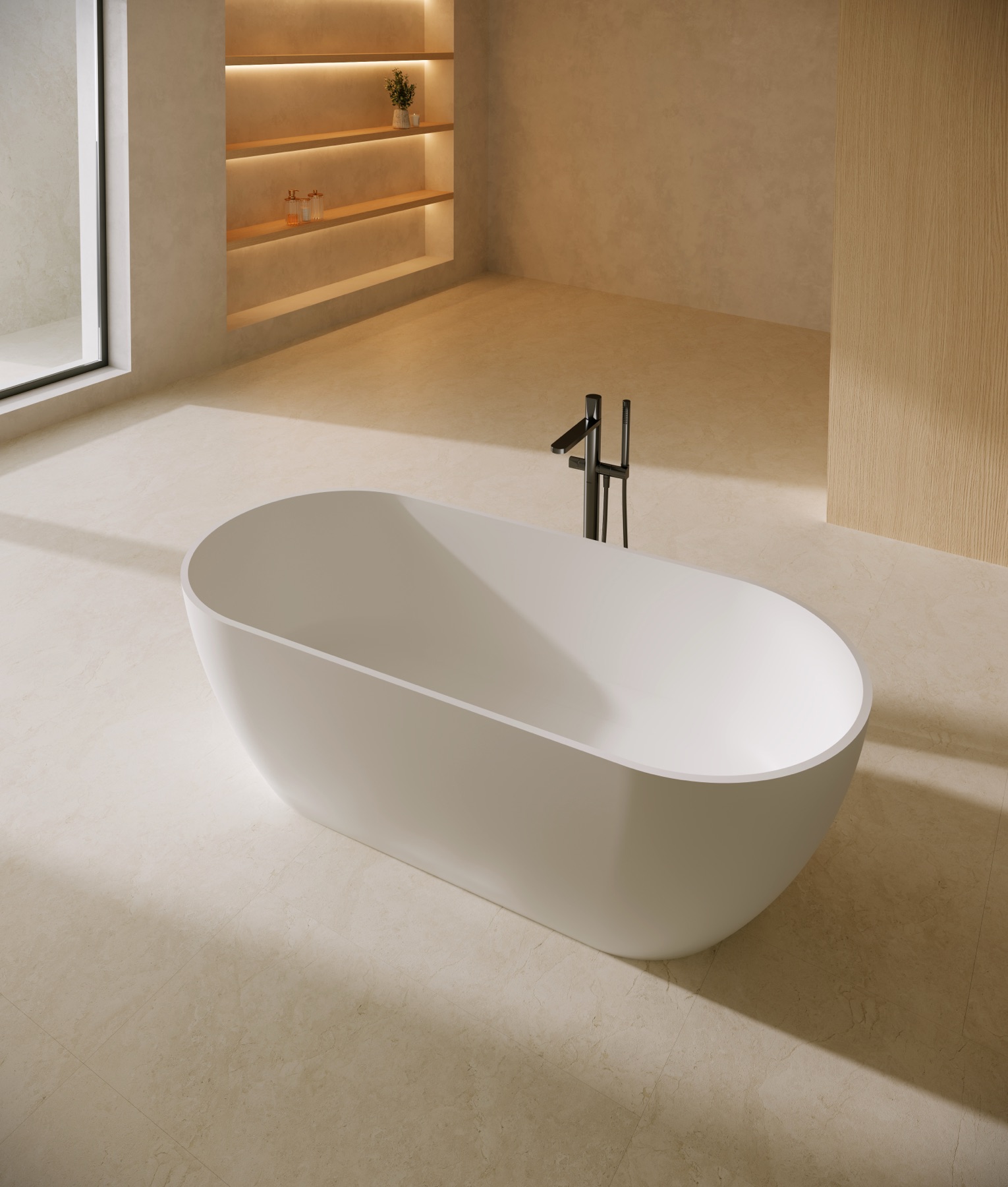 BJD-5006 Solid Surface Bathtub image 2