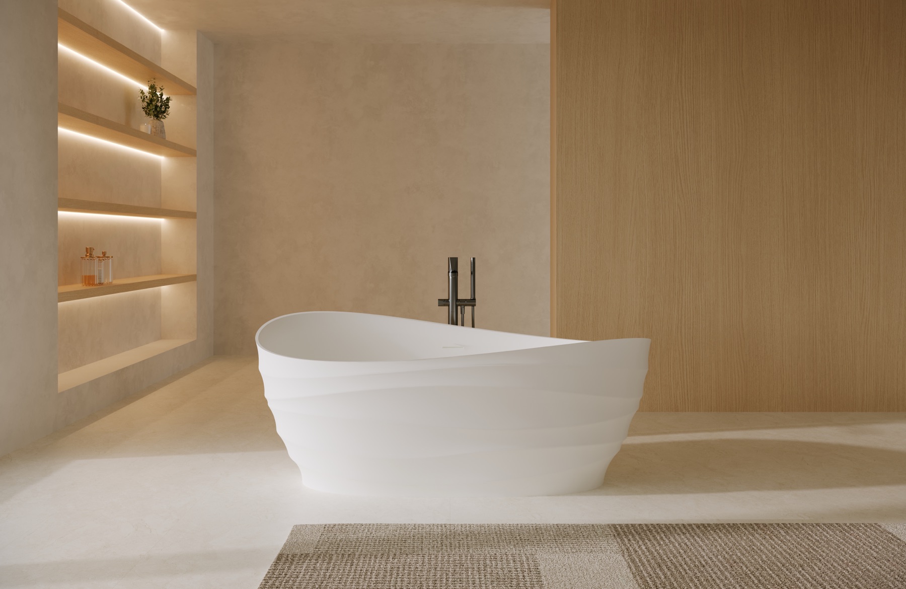 BJD-5007 Solid Surface Bathtub