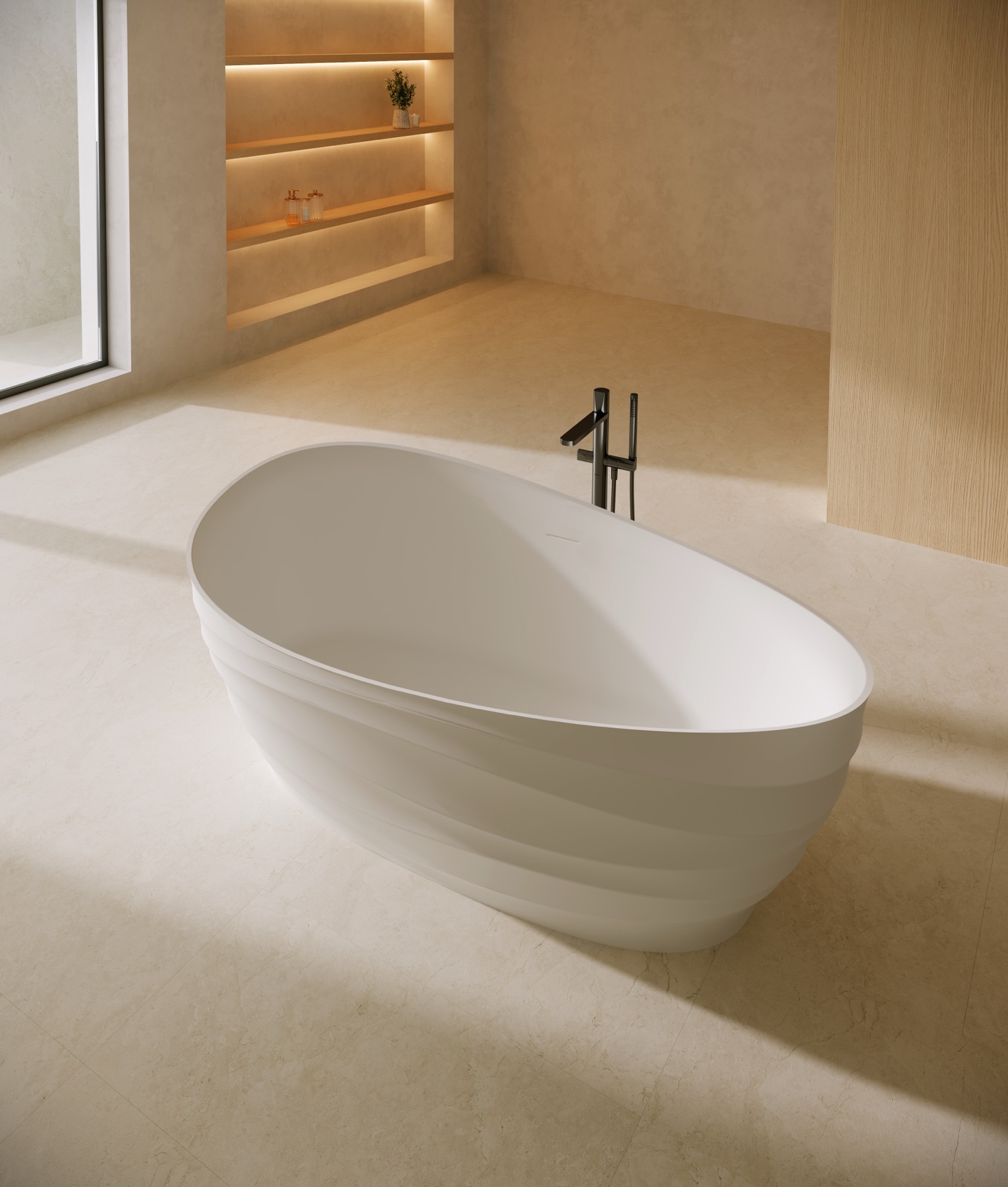 BJD-5007 Solid Surface Bathtub image 2