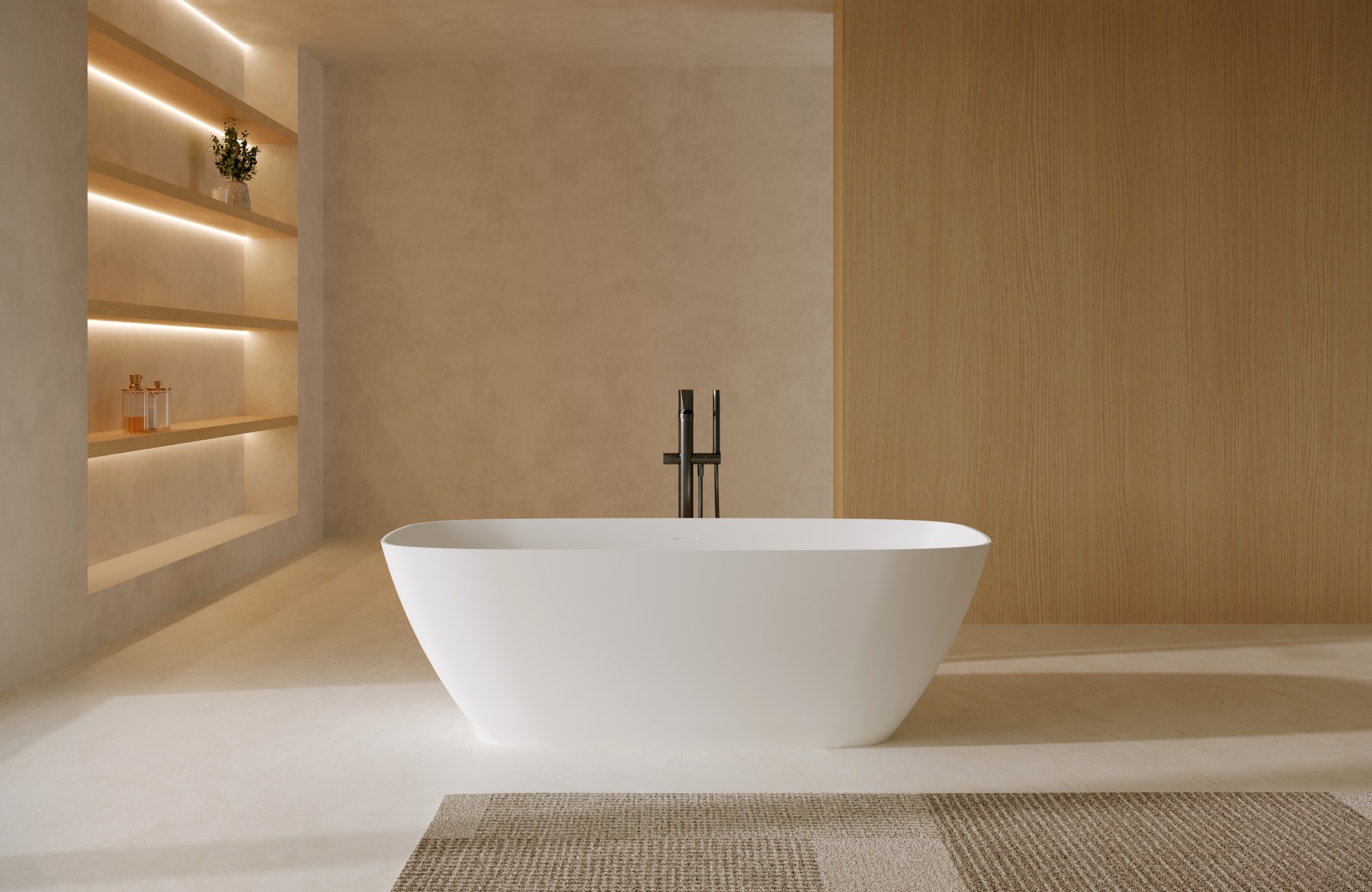 BJD-5009 Solid Surface Bathtub