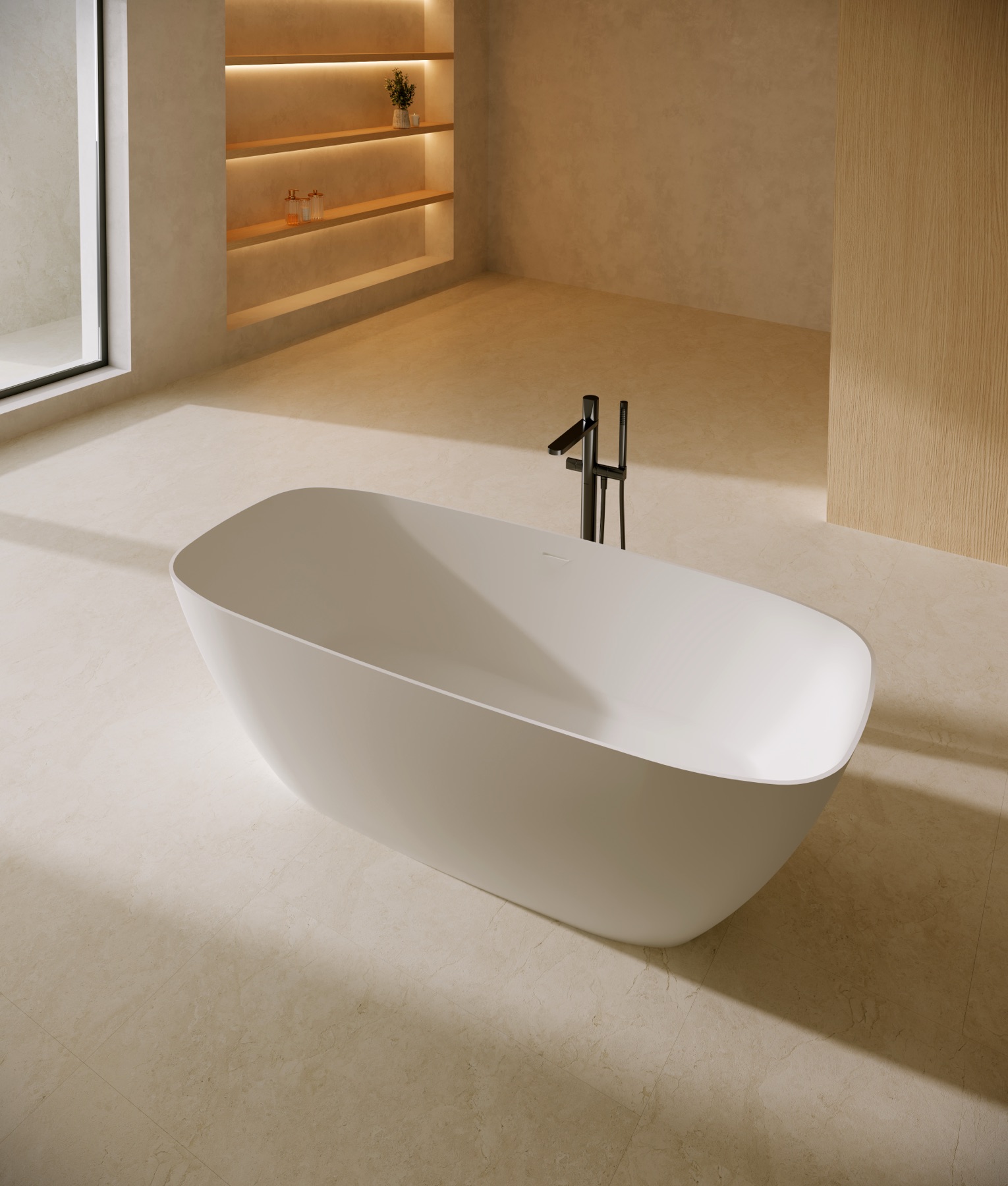 BJD-5009 Solid Surface Bathtub image 2