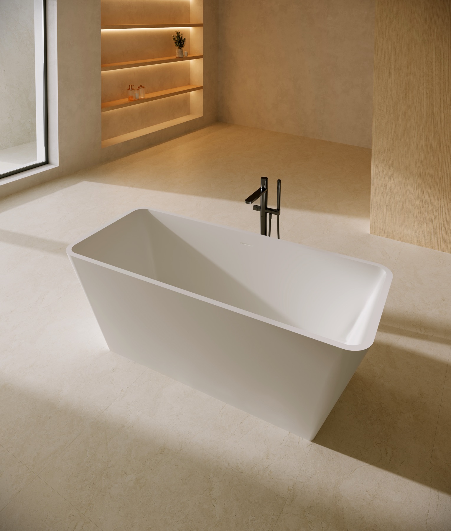 BJD-5010 Solid Surface Bathtub image 2