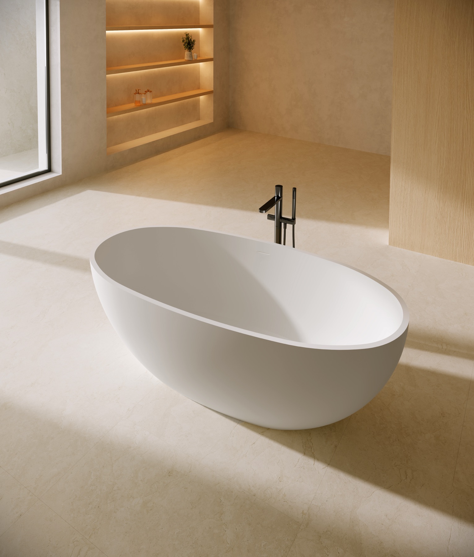 BJD-5011 Solid Surface Bathtub image 2