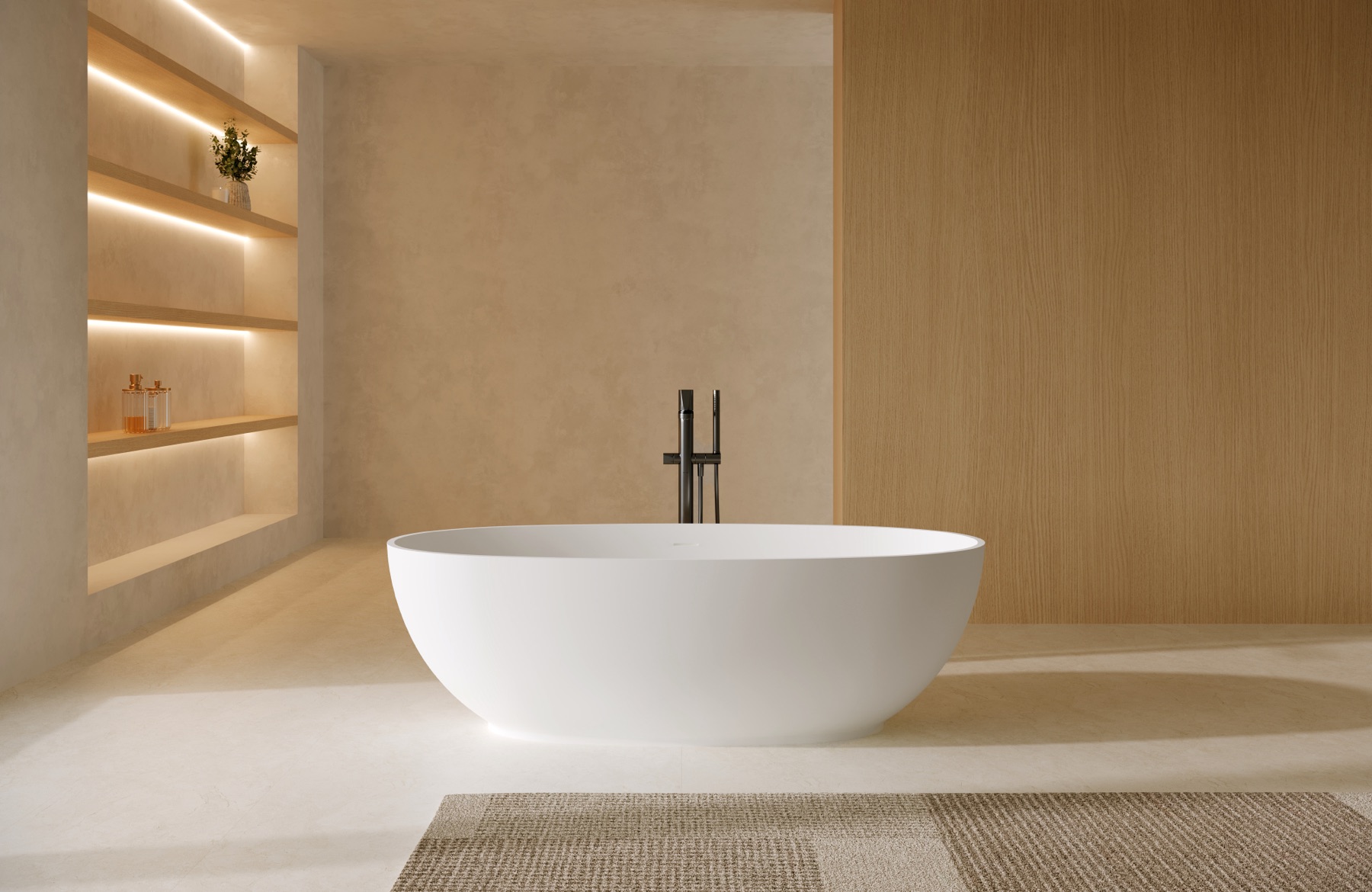 BJD-5012 Solid Surface Bathtub
