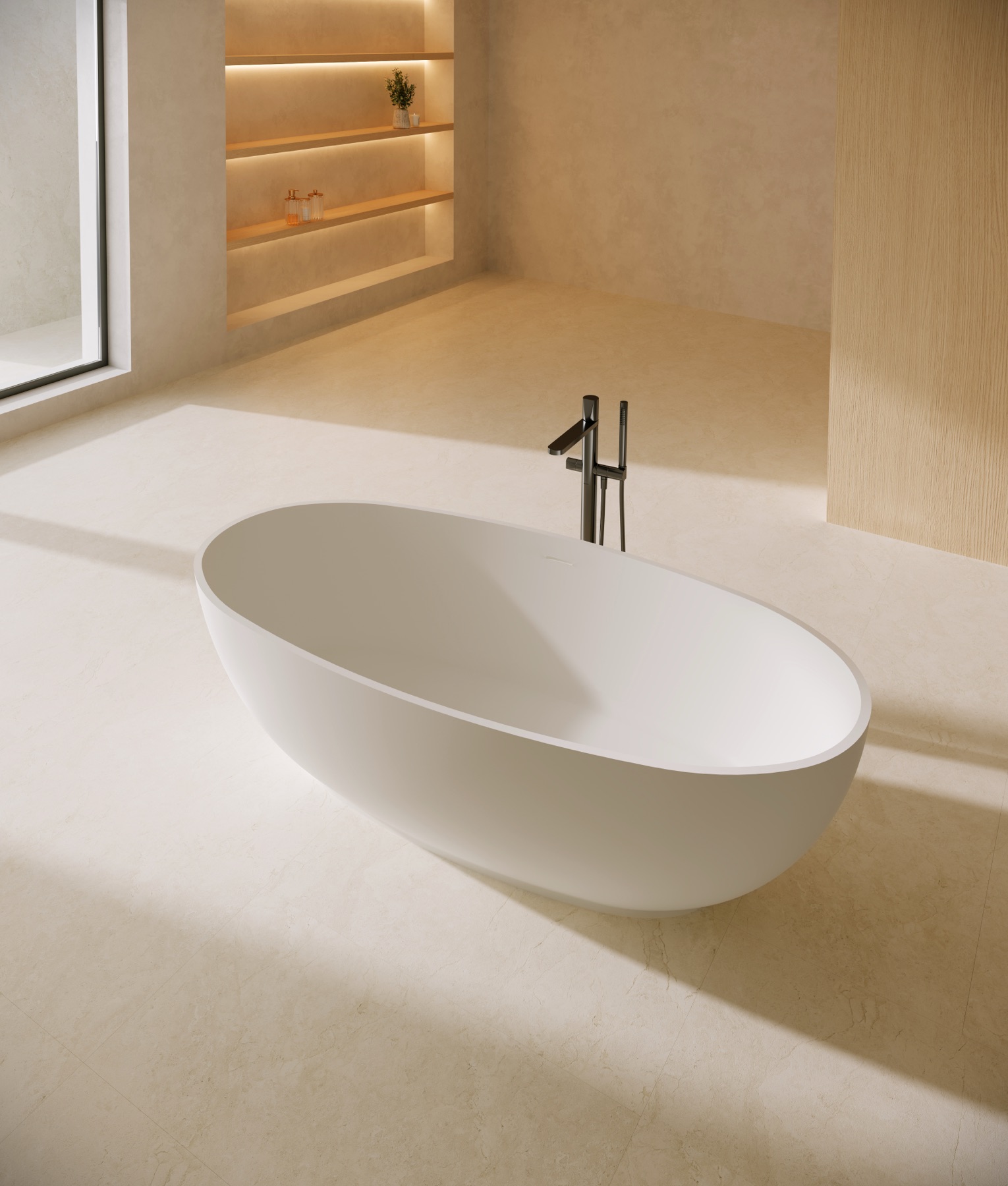 BJD-5012 Solid Surface Bathtub image 2