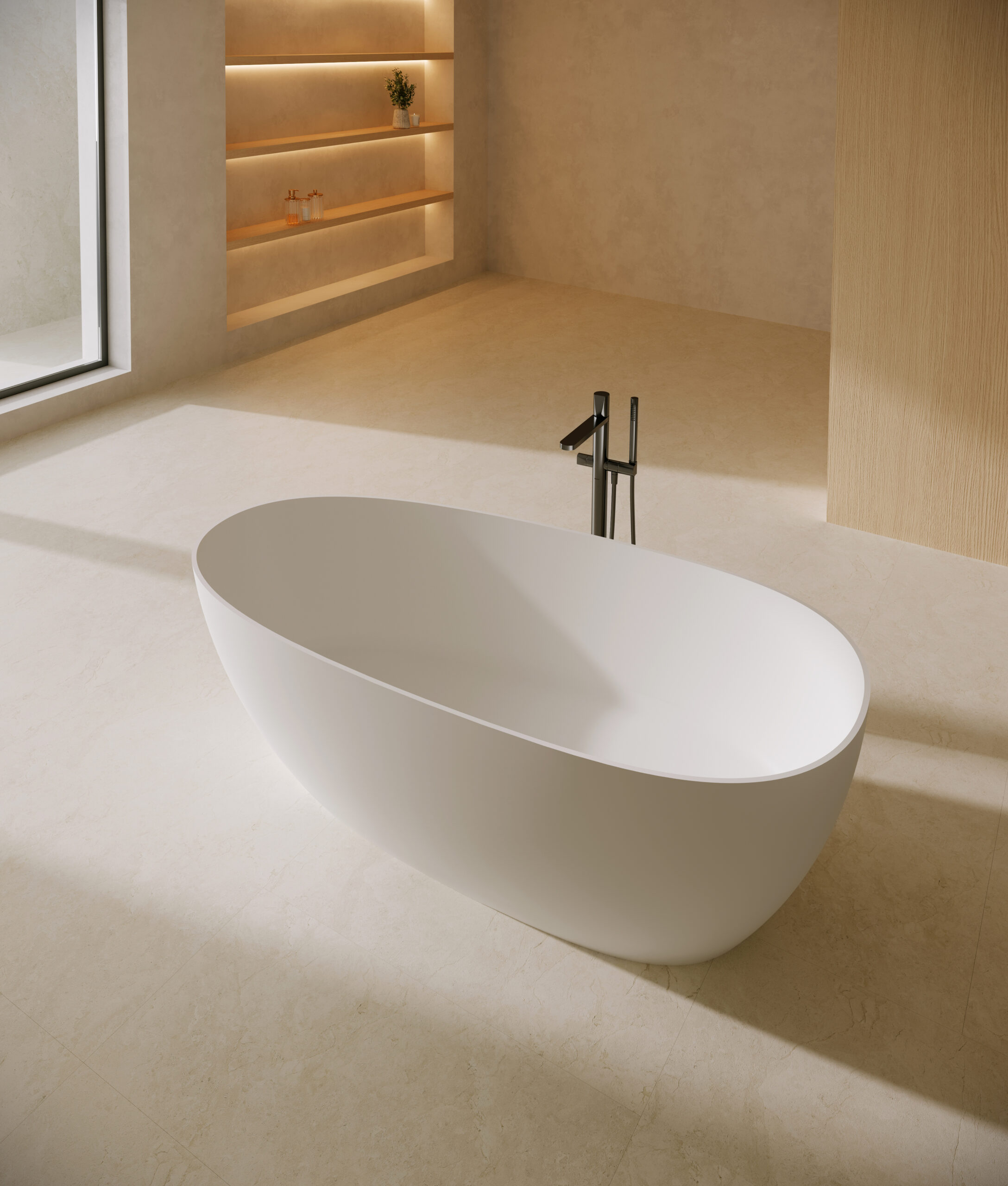 BJD-5001 Solid Surface Bathtub image 3