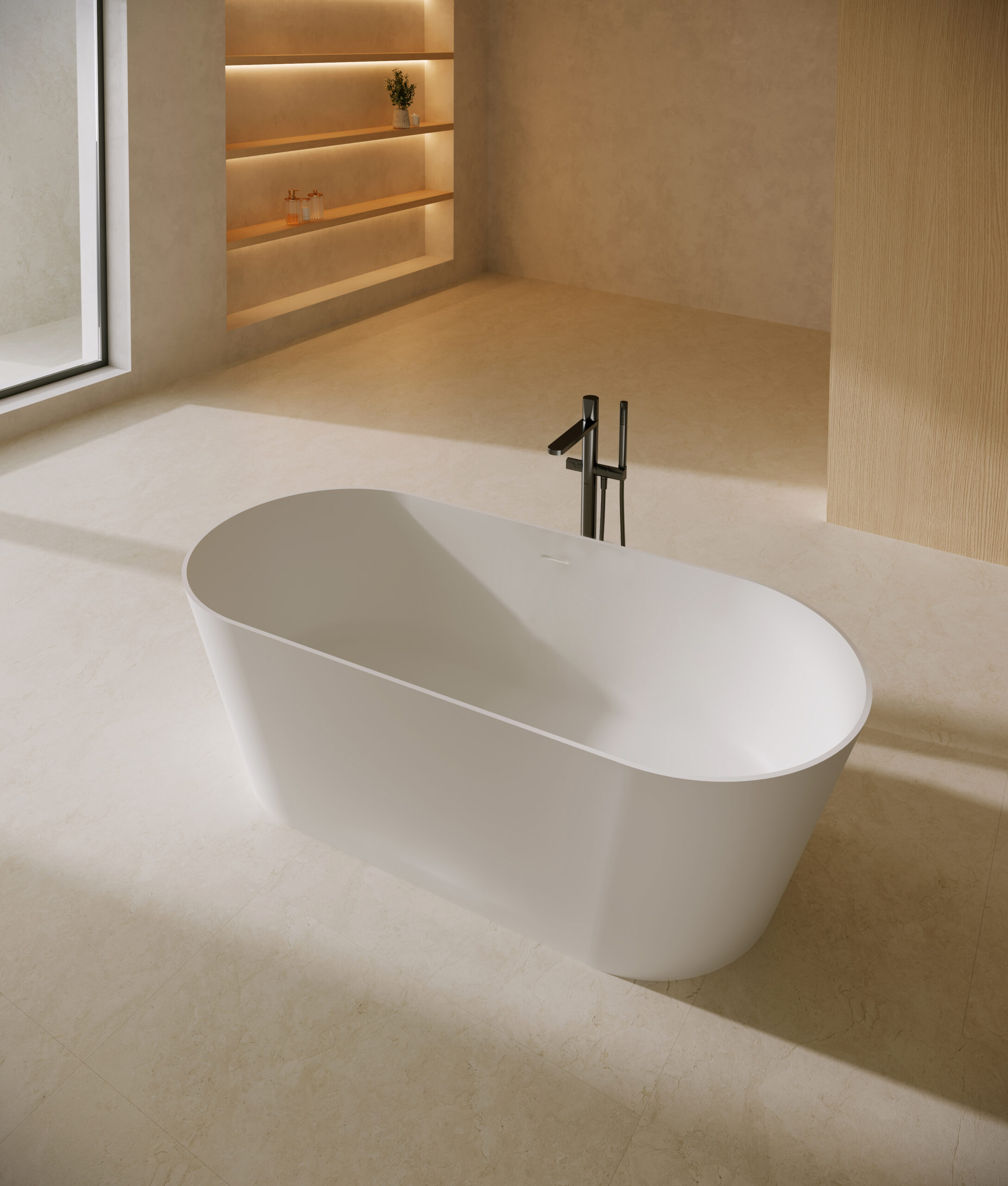 BJD-5005 Solid Surface Bathtub image 2