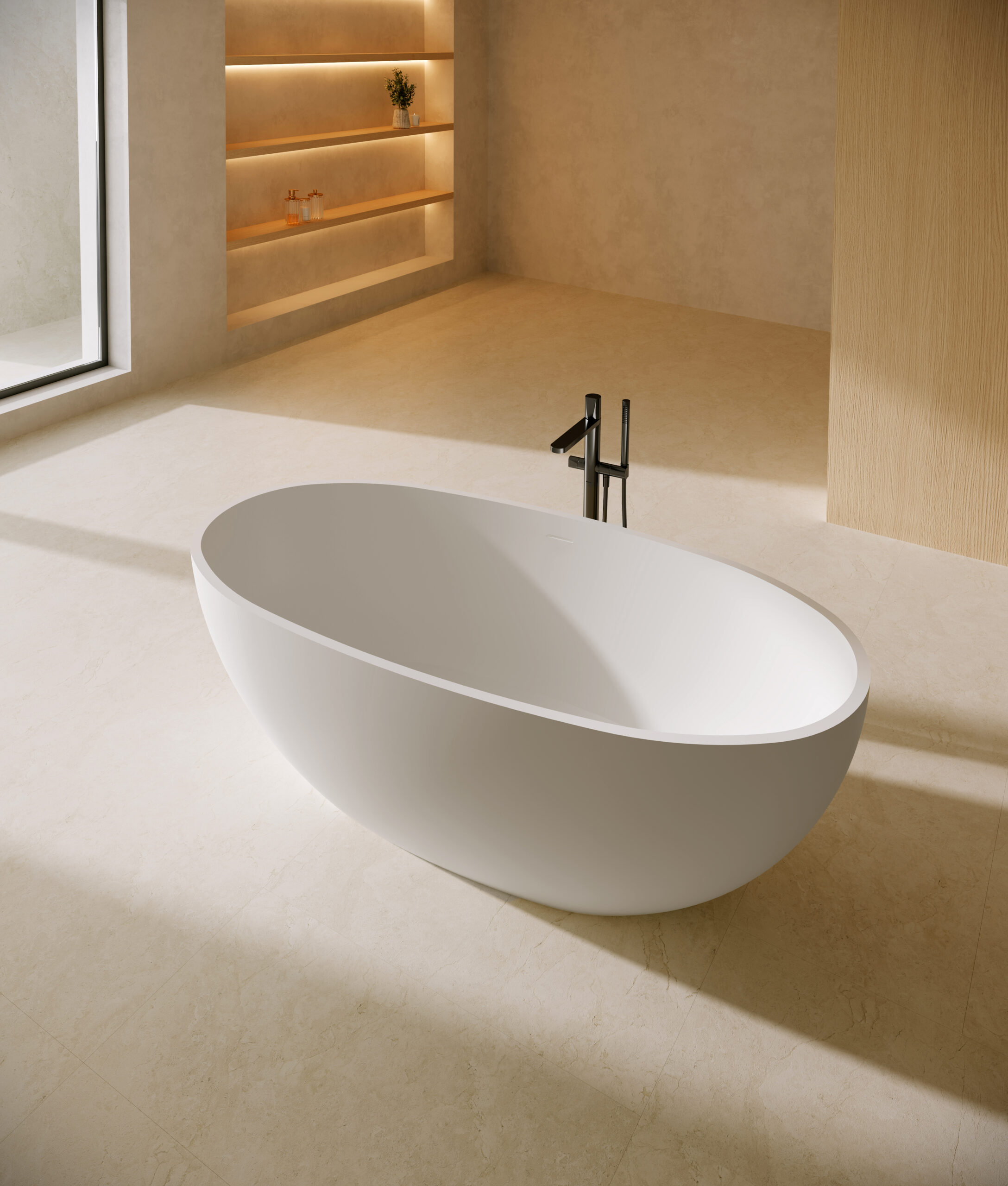 BJD-5011 Solid Surface Bathtub image 2