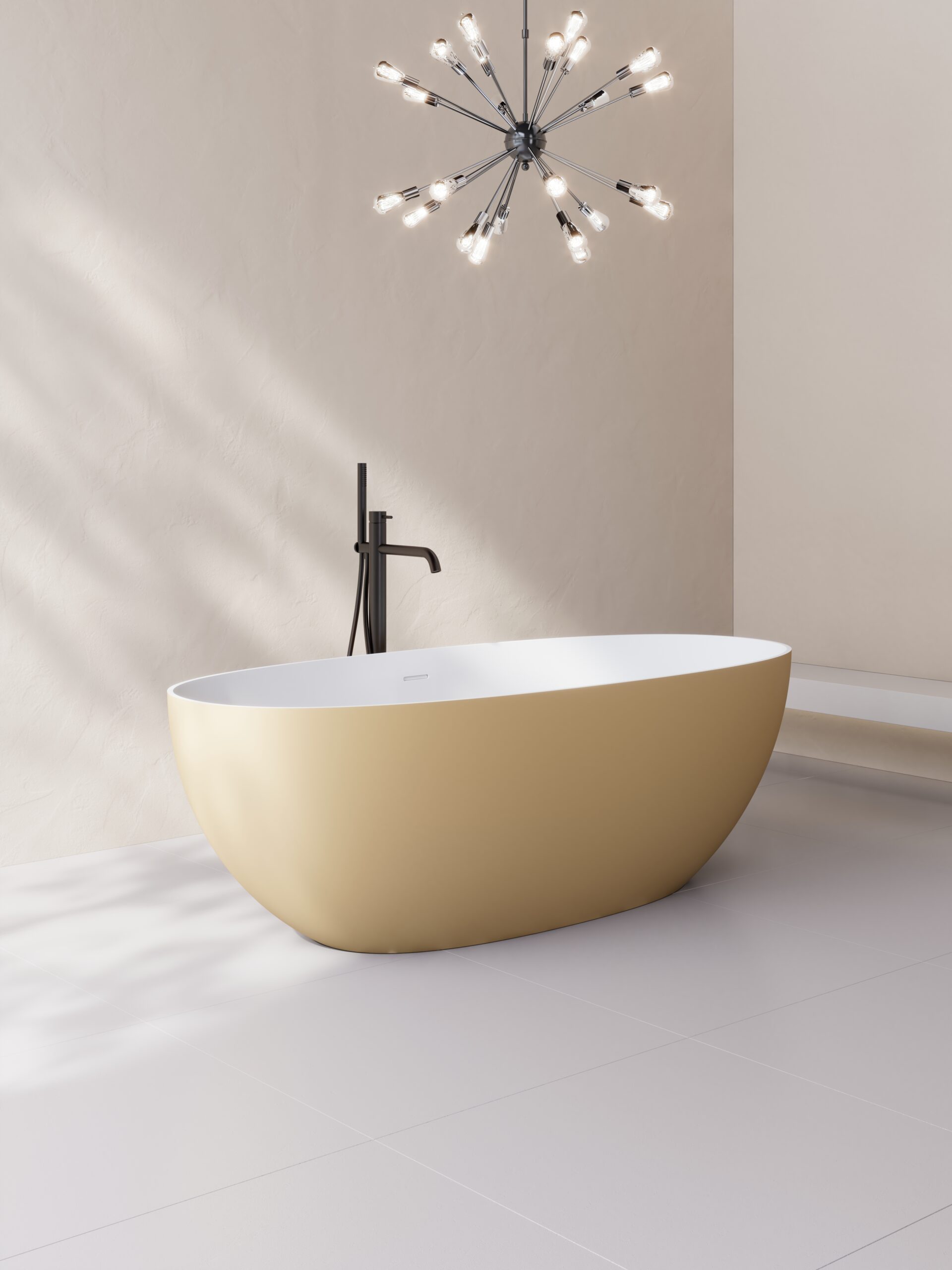 BJD-55002 Color Solid Surface Bathtub
