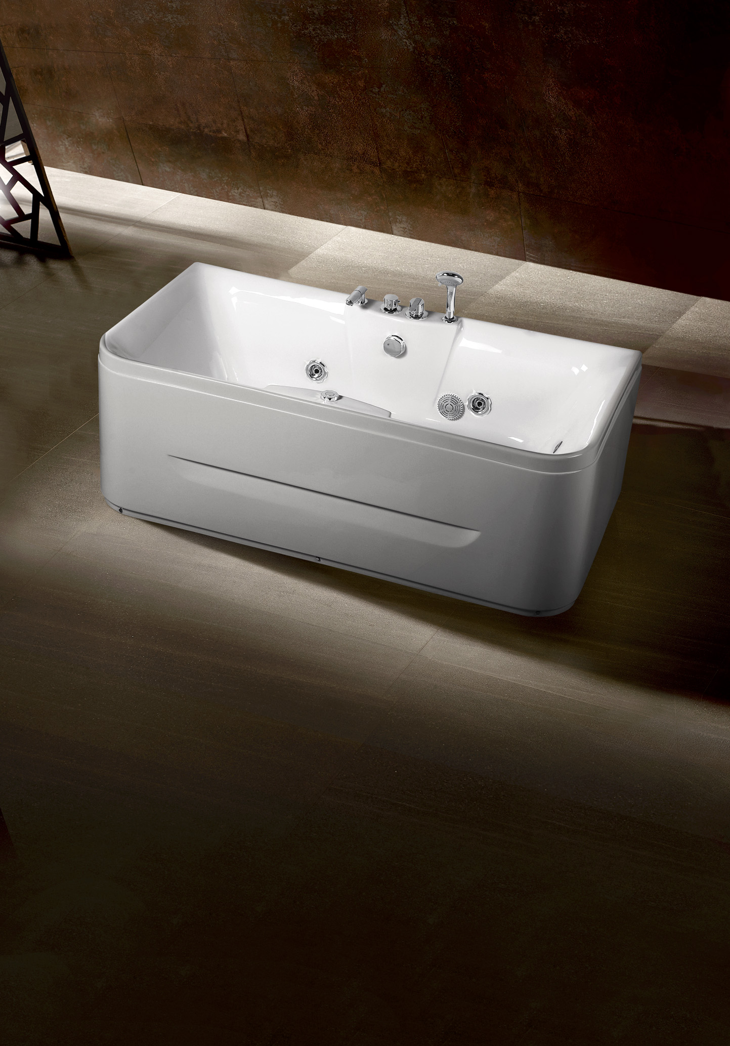 B-1791 Acrylic Massage Bathtub