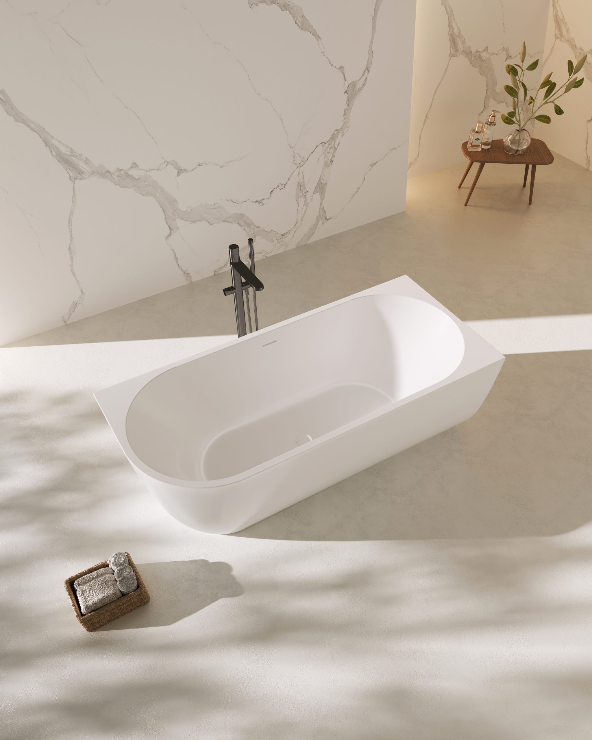 BJD-6003/L/R Acrylic Bathtub image 2