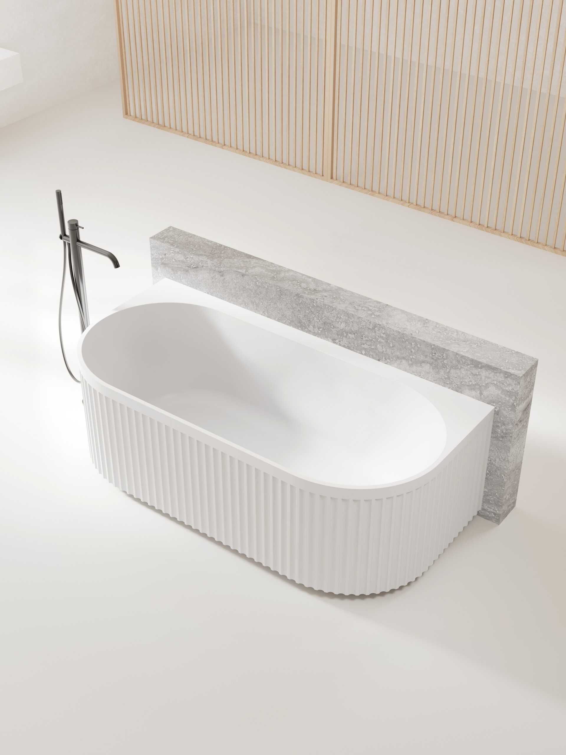 BJD-5008 Solid Surface Bathtub image 2
