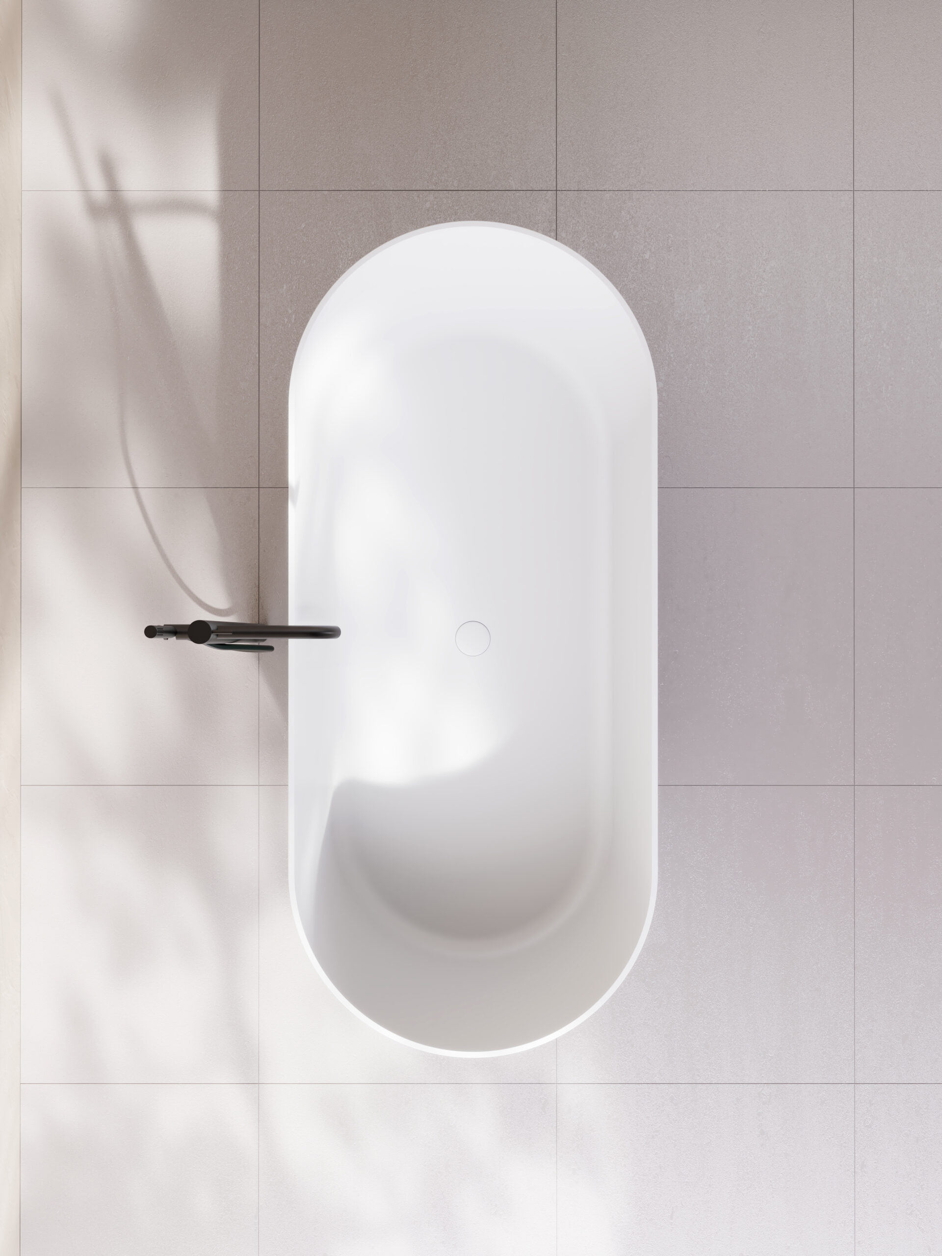 BJD-55005 Color Solid Surface Bathtub image 2