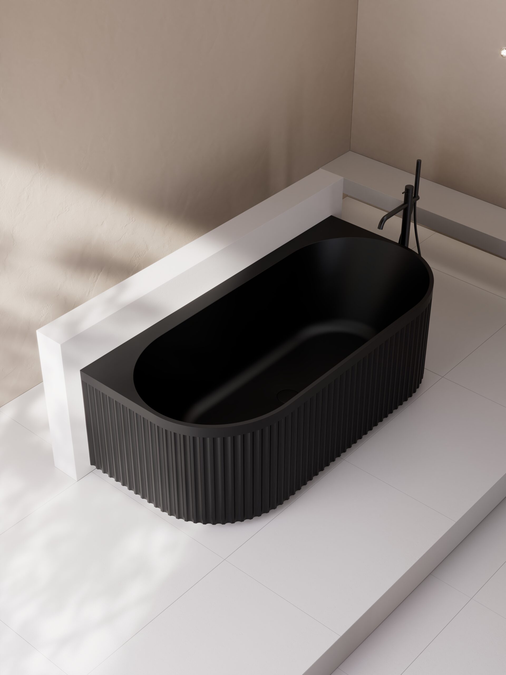 BJD-55008 Color Solid Surface Bathtub image 2